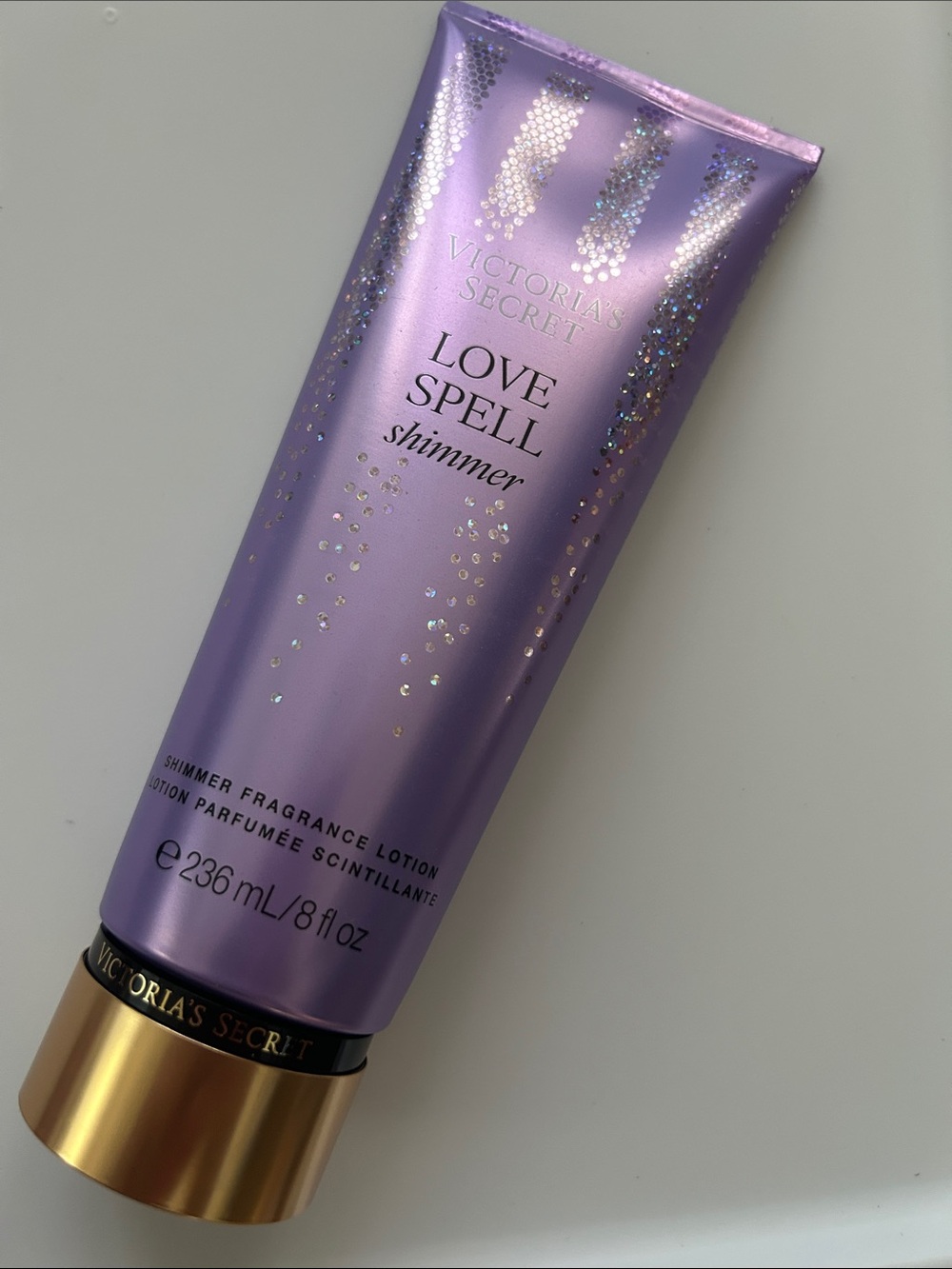 Victorias Secret Love Spell shimmer fragrance Body Lotion 8 fl oz NEW